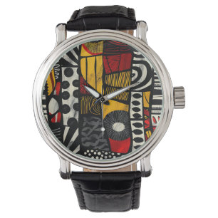 African Tribal Pattern Watch