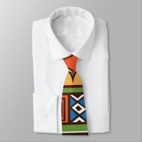 African Tribal patternfun tie