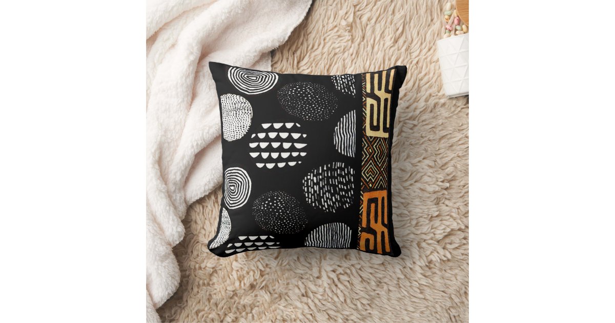 African Tribal Print Throw Pillow Zazzle