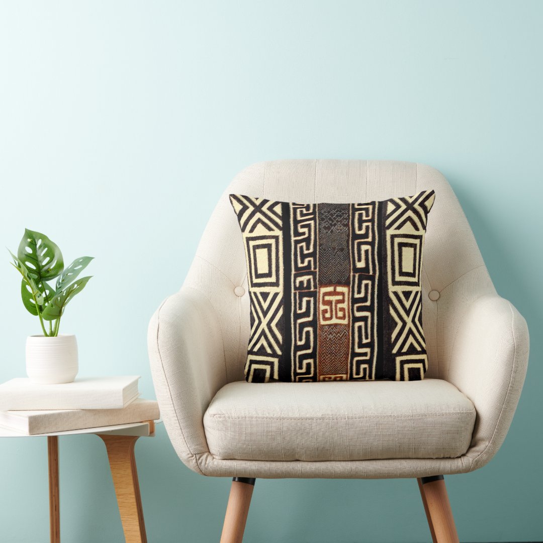 African Tribal Print Throw Pillow Zazzle