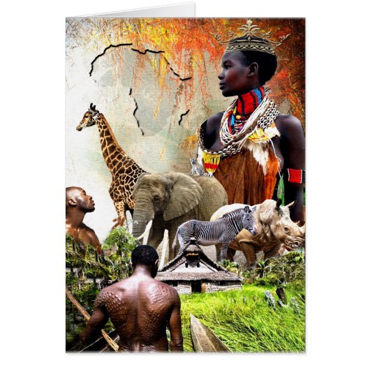 African Tribal Queen Cards (Front)