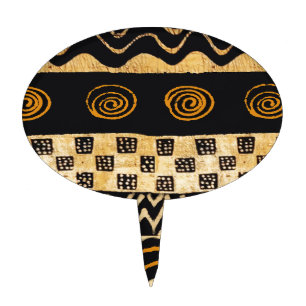 African Tribal Shaman Design Cake Topper
