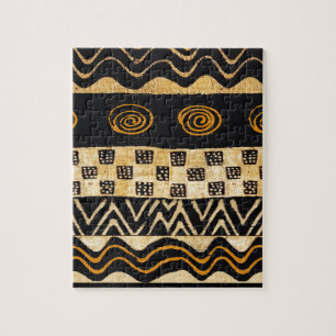 African Tribal Shaman Design Jigsaw Puzzle