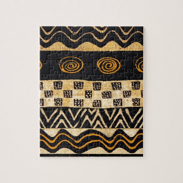 African Tribal Shaman Design Jigsaw Puzzle (Vertical)