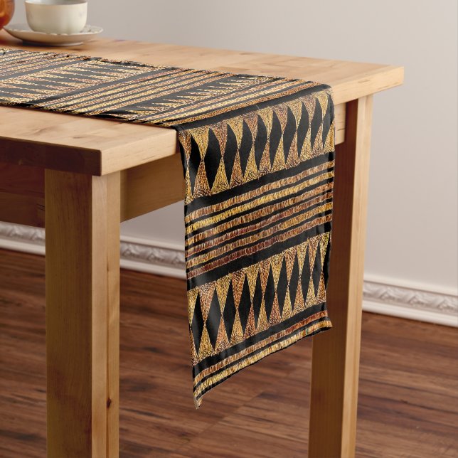 African Tribal  Short Table Runner (In Situ)