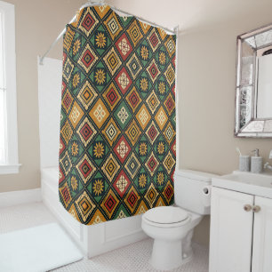African Tribal Shower Curtain
