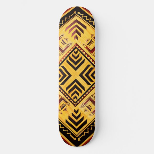 African Tribal Skateboard Deck (Front)