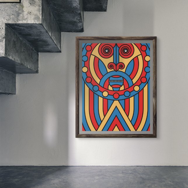 African tribal warrior wood wall art (Creator Uploaded)