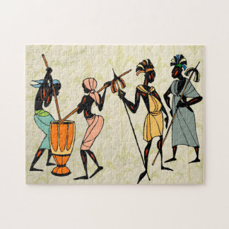 African Tribe Jigsaw Puzzle