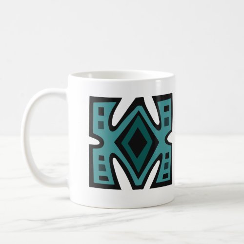 African tribe ornate pattern coffee mug