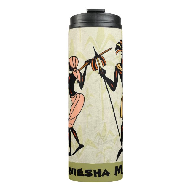 African Tribe Thermal Tumbler (Front)