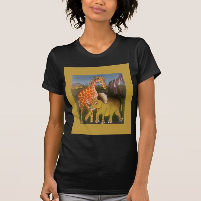 African Trio Art Print T-Shirt (Front)
