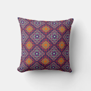 African triple pattern decorative pillows
