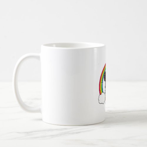 African Unicorn Love Rainbow Proud Afro Heritage Coffee Mug