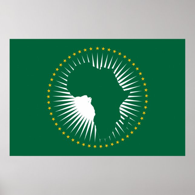 African Union Flag Poster Paper (Front)