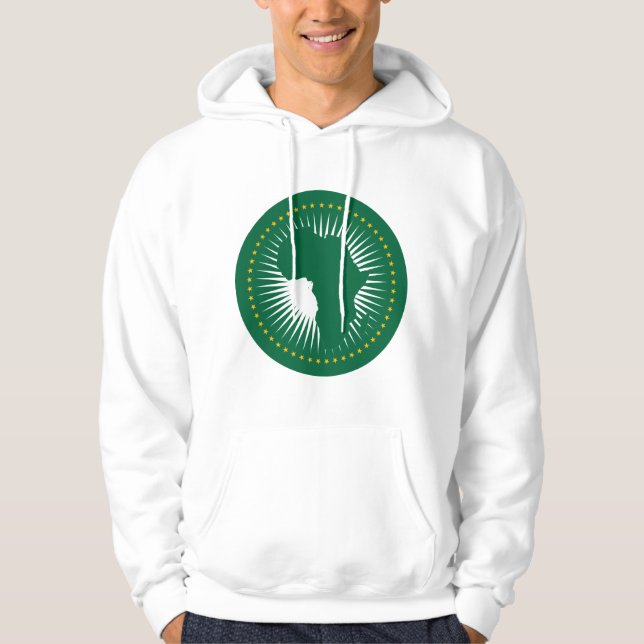 African Union Flag T-Shirt Hoodie (Front)