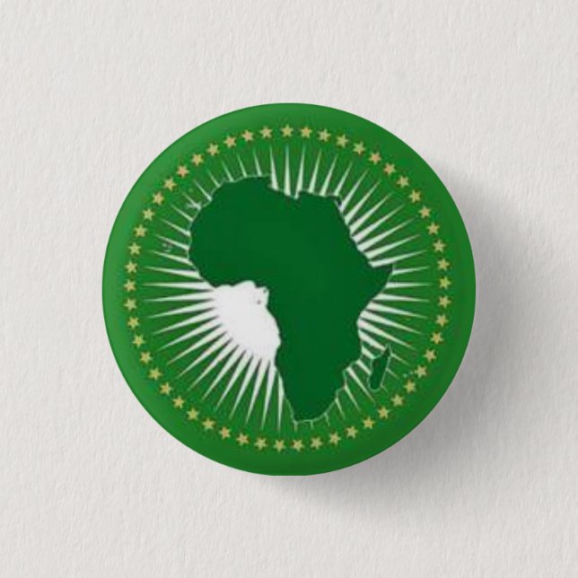 AFRICAN UNION PIN BUTTON BADGE (Front)