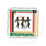 African Unity Classic Round Sticker
