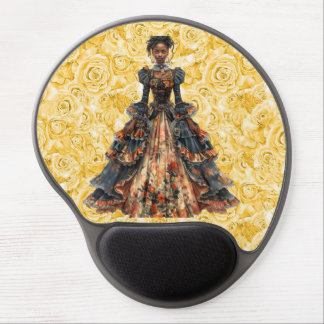 African Victorian Lady Gel Mousepad