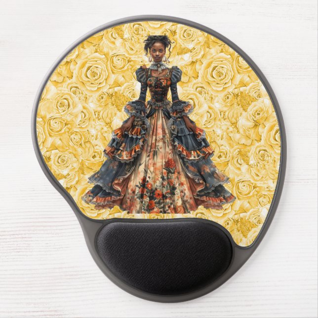 African Victorian Lady Gel Mousepad (Front)