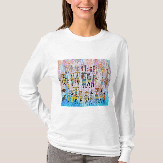 African Village T-Shirt (Front)