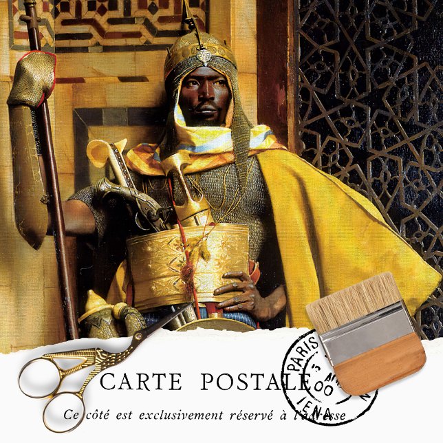 African Vintage Rustic Man Texture Decoupage  Tissue Paper (Creator Uploaded)