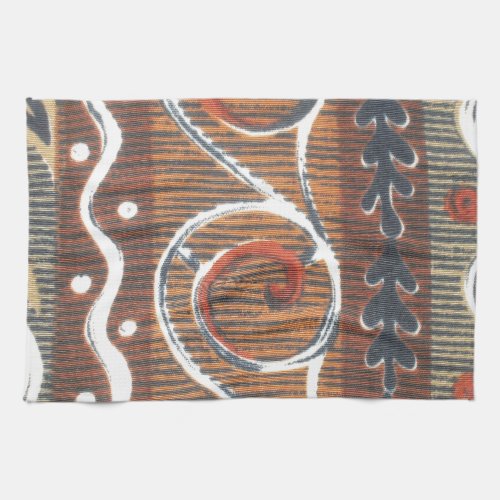 African Vintage Traditional Colors Kitchen Towel