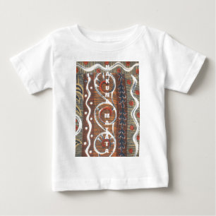 African Vintage Traditional Ornament Motif Colors. Baby T-Shirt
