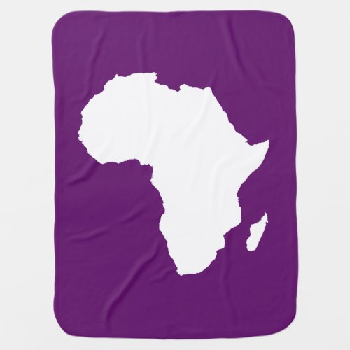 African Violet Audacious Africa Baby Blanket