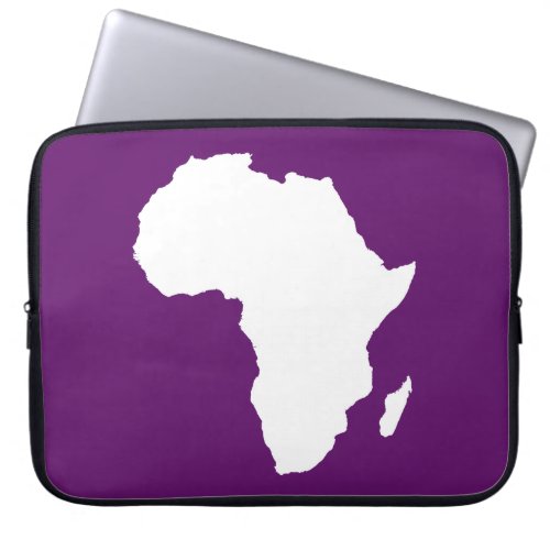African Violet Audacious Africa Laptop Sleeve