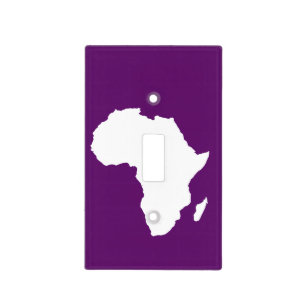 African Violet Audacious Africa Light Switch Cover