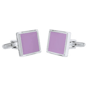 African Violet B184BD Solid Color Design Cufflinks
