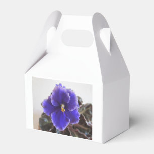 African Violet Blooming Favor Boxes