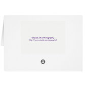 African Violet Cards (Back Horizontal)