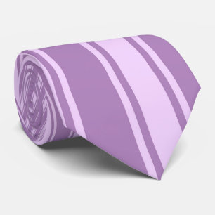 African violet Color Stripe Funky Pattern Tie