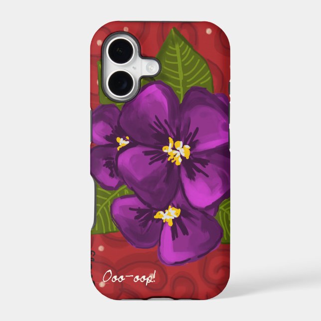 African Violet Dance Iphone Case (Back)