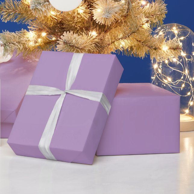 African Violet. Elegant, Chic Fashion Color Trends Wrapping Paper (Holidays)