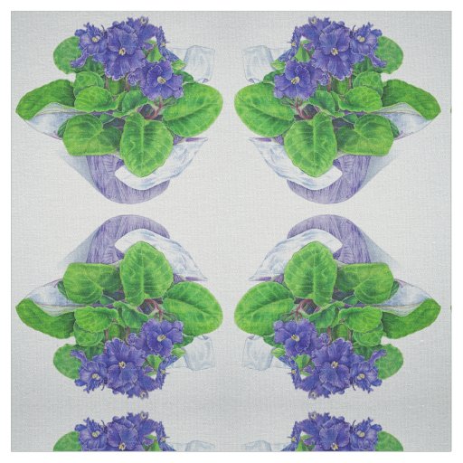 African Violet Fabric