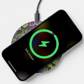 African Violet flowers pattern Wireless Charger (Phone)