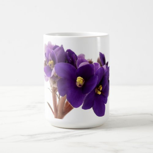 African violet magic mug