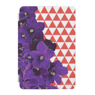 African Violet Red Pyramid iPad Mini Cover