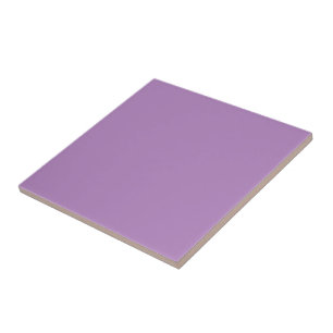 African violet  (solid color) ceramic tile