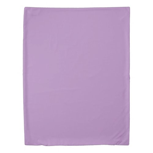 African violet  solid color  duvet cover