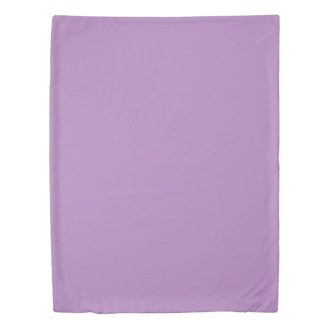 African violet  (solid color)  duvet cover (Front)