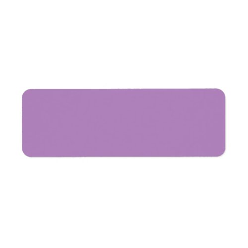 African violet  solid color  label