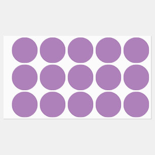 African violet  (solid color)  labels