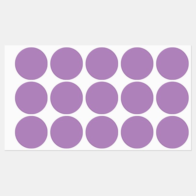African violet  (solid color)  labels (Sheet)