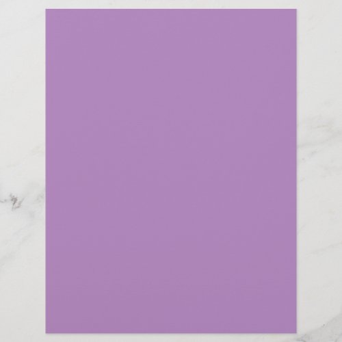 African violet  solid color  letterhead