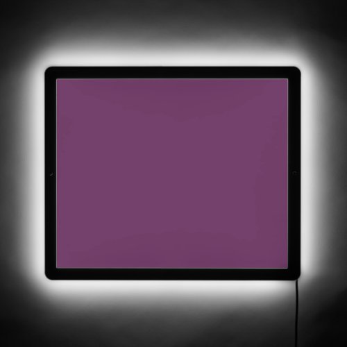 African Violet solid color plain purple LED Sign