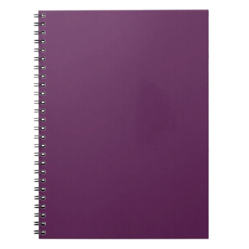 African Violet solid color plain purple Notebook